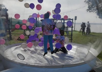 bouncy bubble house by one dell of a party