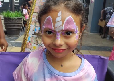Face painting by one dell of a party