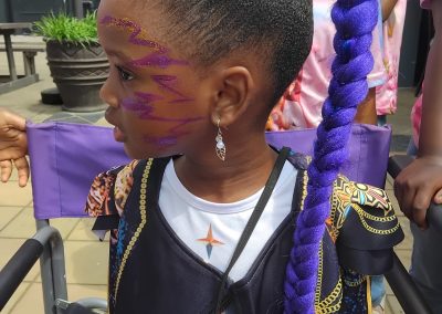 Face painting by one dell of a party