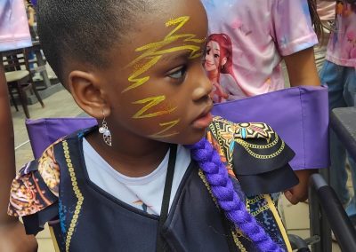 Face painting by one dell of a party