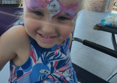 Face painting by one dell of a party