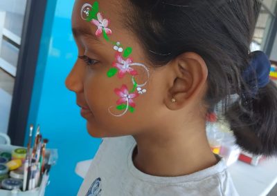 Face painting by one dell of a party
