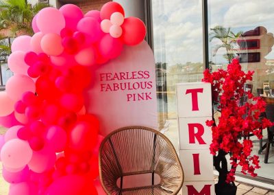 Balloon decorations by one dell of a party