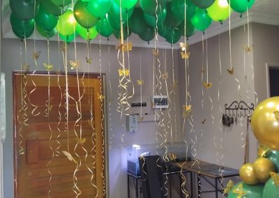 Balloon decorations by one dell of a party