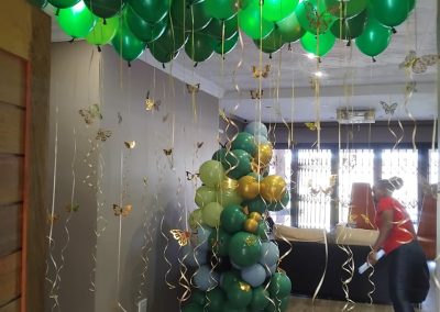 Balloon decorations by one dell of a party