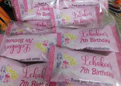 Themed Snacks by one dell of a party