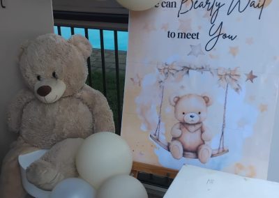 Balloon decorations by one dell of a party