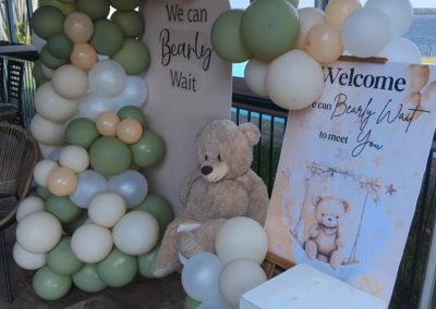 Balloon decorations by one dell of a party