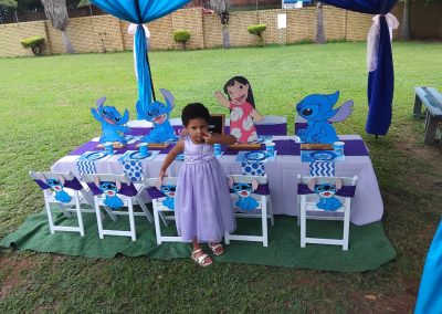 Lilo and stitch party set up by one dell of a party