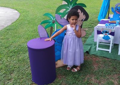 Lilo and stitch party set up by one dell of a party