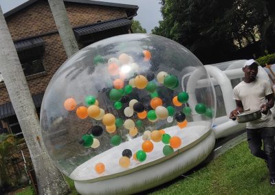 Inflatable Bubble house by one dell of a party