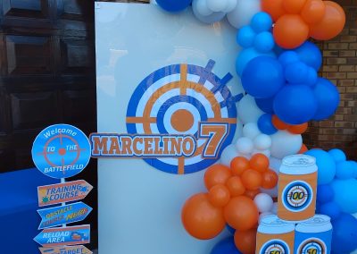 Nerf Party theme by one dell of a party