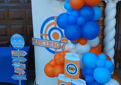 Nerf Party theme by one dell of a party