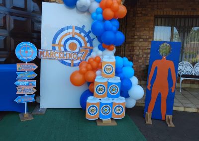Nerf Party theme by one dell of a party