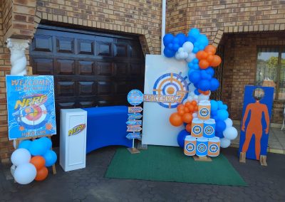 Nerf Party theme by one dell of a party
