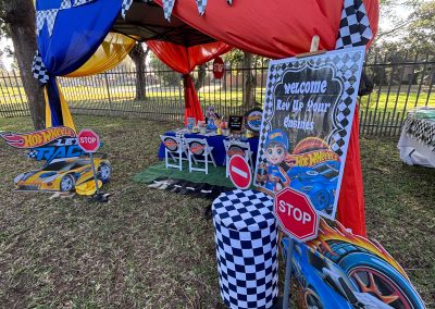 Hot wheels party theme done by one dell of a party