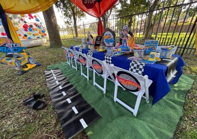 Hot wheels party theme done by one dell of a party