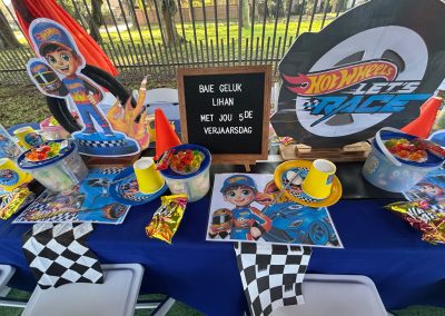 Hot wheels party theme done by one dell of a party